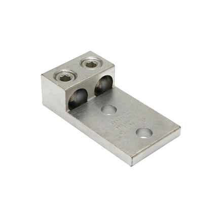 Aluminum Universal Terminal, 2 Conductor, 2 Hole, 300-800 kcmil