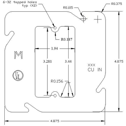 11365, Square Box Cover