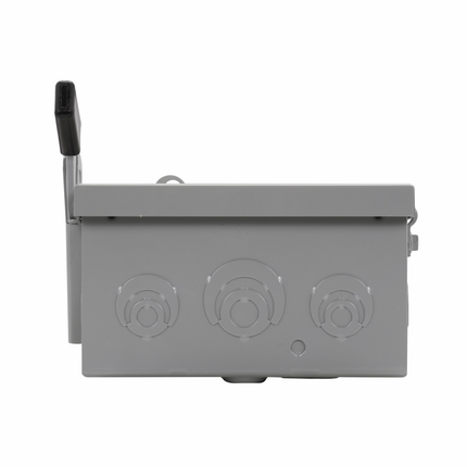 Eaton General duty non-fusible safety switch, single-throw, 30 A, NEMA 1, Indoor, Painted steel, Two-pole, Two-wire, 240 V