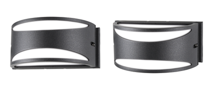 Genova LED Wall Sconce; Anthracite Finish