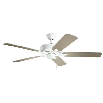 52" Basics Pro Ceiling Fan White