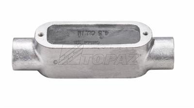 3" Malleable Iron Rigid Threaded Type C Conduit Body