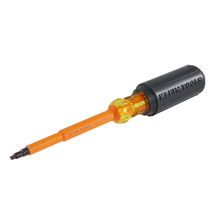 Insulated Screwdriver, #2 Square, 4-Inch Shank