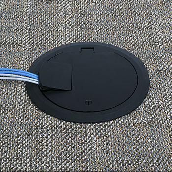 CRFB SeriesTM CRFB4 Four Gang Round Raised Floor Box