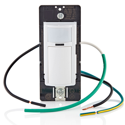 Decora Occupancy Motion Sensor Light Switch, Auto-On, 2A, Residential Grade, Single Pole