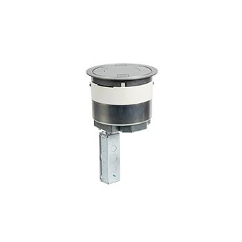 8IN PREWIRED SURF STYLE ASSEMBLY AA BRUSHED ALUMINUM