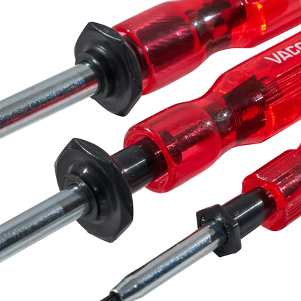 Screwdriver Set, Slotted Screw Holding, 3-Piece