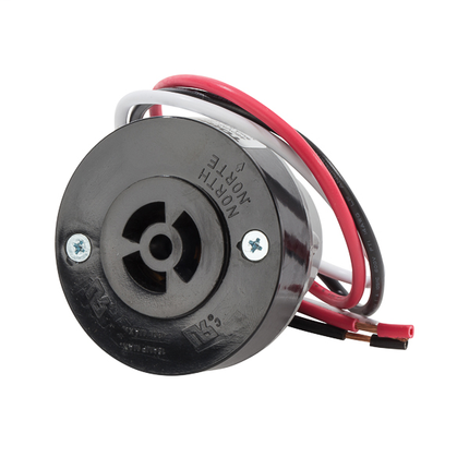 Turn Lock Receptacle w/nut & Bracket