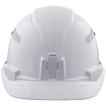 Hard Hat, Vented, Cap Style, White
