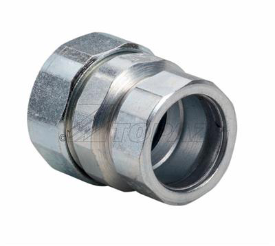 3/4" Steel Compression Type Coupling - EMT to Liquidtight