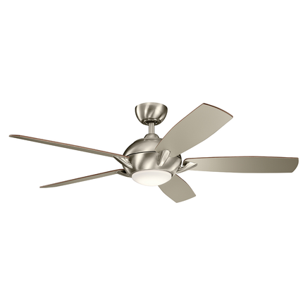 Geno LED 54" 5 Blade Fan in Stainless