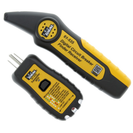 IDEAL 61-535 120VAC CIRCBRKRFNDR W/FLASHLTNCVT&GFCI RECEP TSTR