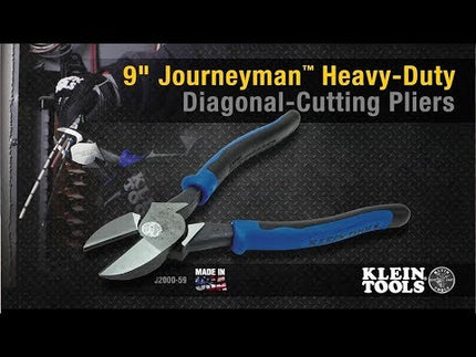 Diagonal Cutting Pliers, Heavy-Duty Journeyman, 9-Inch