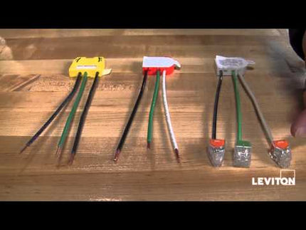 Lev-Lok Tamper-Resistant Duplex Receptacle