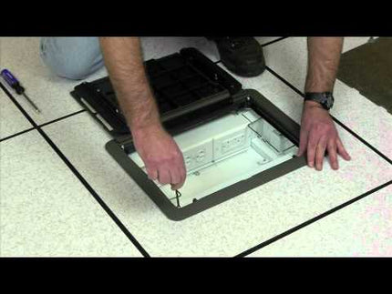 Evolution Series EFB6, EFB8, EFT10 Floor Box Surface Style Cover with Carpet Insert