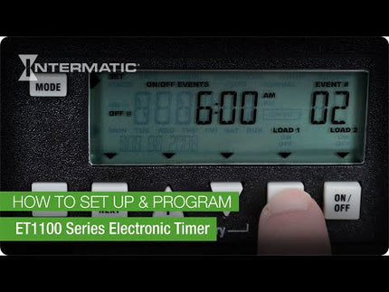 24-Hour 1 Circuit Electronic Control, 120-277 VAC, SPST, Indoor Metal Enclosure