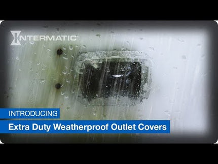Plastic In-Use Weatherproof Cover, Single-Gang, Vrt/Hrz, 4.75" Clear
