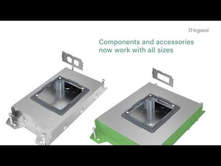 RFBA 4-Gang Shallow Floor Box - On Grade