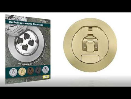 Recessed 4" Series, Cover Assembly, Black Powder Coat Finish