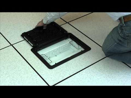 Evolution Series EFB6, EFB8, EFT10 Floor Box Surface Style Cover with Carpet Insert