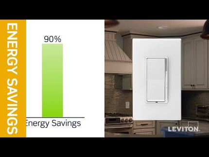 Decora Slide Dimmer Switch for Magnetic Low Voltage, Dimmable LED, Halogen and Incandescent Bulbs