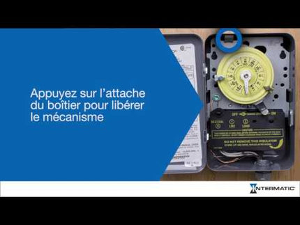 24-Hour 120V Mechanical Time Switch, SPST, Pool Heater Protection, Type 3R Metal Enclosure