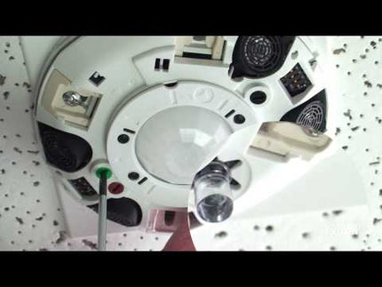 Occupancy Sensor with Integrated Photocell, Line Voltage, Multi-Tech, Ceiling Mount, 2000SF, 120-277V, Extended Range Lens installed, Provolt™