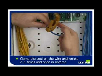 Twist & Mount Patch Panel, (24) Cat 6 ports