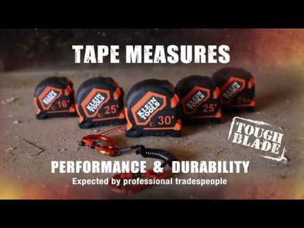 Tape Measure, 25-Foot Magnetic Double-Hook