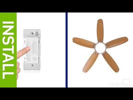 SureSlide Ceiling Fan Control and Dimmer Switch for LED, Halogen and Incandescent Bulbs