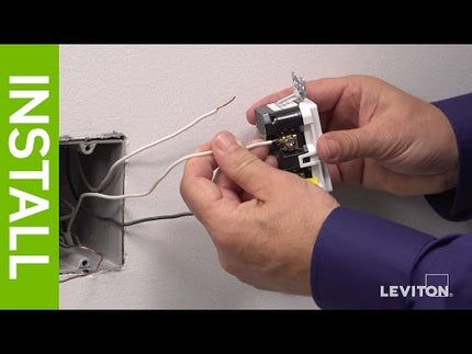 20 Amp GFCI Weather-Resistant Outlet, Self Test, with LED Indicator Light
