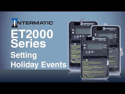 Astronomic 7-Day/365 Day 1-Circuit Electronic Control, 120-277 VAC, SPST, Indoor/Outdoor Plastic Enclosure