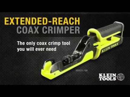Extended Reach Multi-Connector Compression Crimper