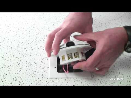 Occupancy Sensor with Integrated Photocell, Line Voltage, Multi-Tech, Ceiling Mount, 2000SF, 120-277V, Extended Range Lens installed, Provolt™