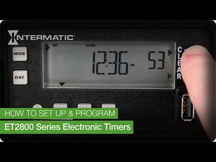 Astronomic 7-Day/365 Day 1-Circuit Electronic Control, 120-277 VAC, SPST, Indoor/Outdoor Plastic Enclosure