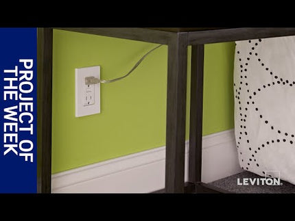 4-Gang Decora Plus Screwless Wallplate Polycarbonate, Black