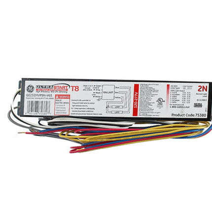 GE GE332MVPS-N-V03 75381 ELECTRONIC BALLAST